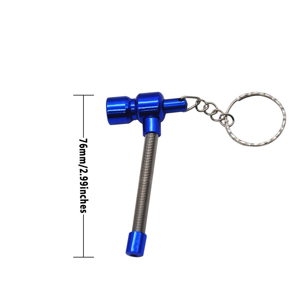 Key Chain Spring Metal Pipe