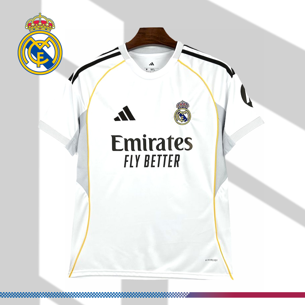 2025/2026 Real Madrid Home Football Shirt (Fan Edition)