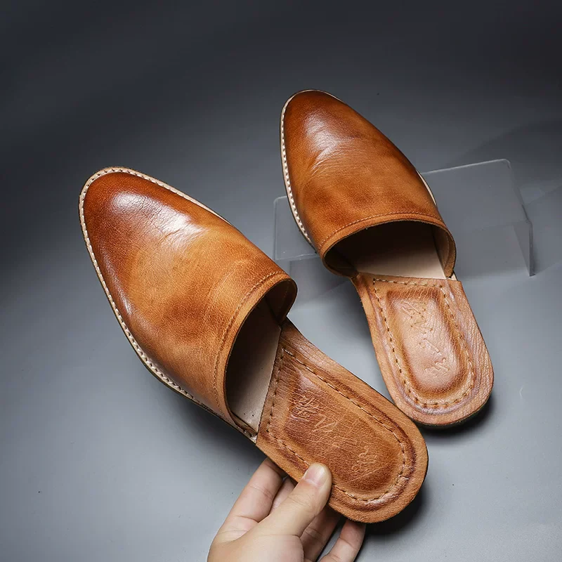 Handmade Goodyear British casual leather shoes