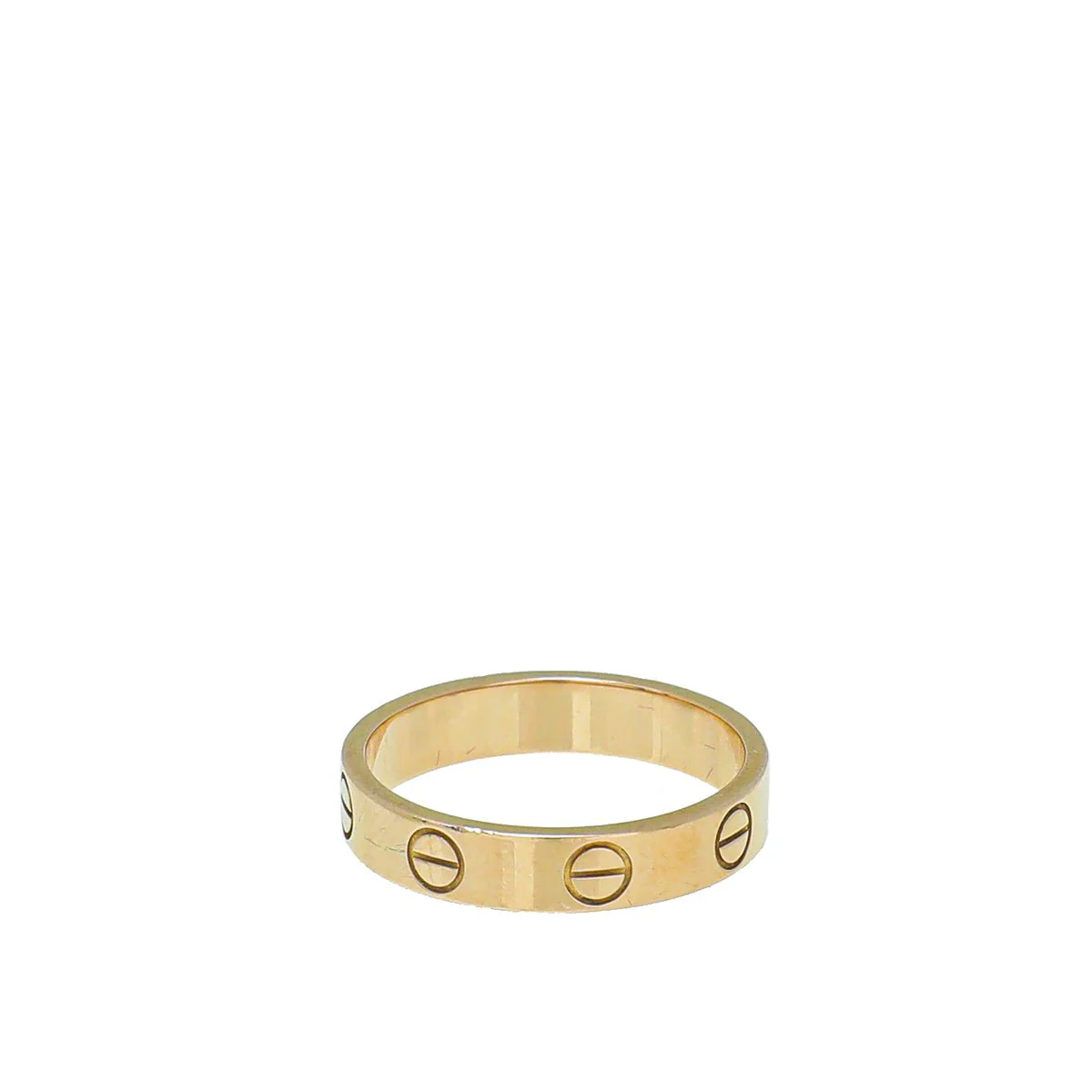 Cartier 18K Rose Gold Love Wedding Band Ring 50