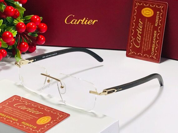 Cartier rimless eyeglasses 2