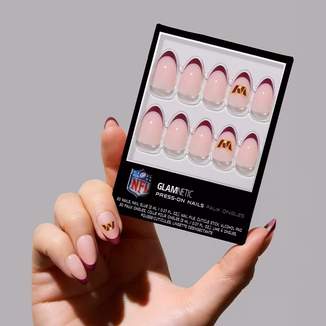 Glamnetic x Fanatics Nail  Washington Commanders Press-On Nails