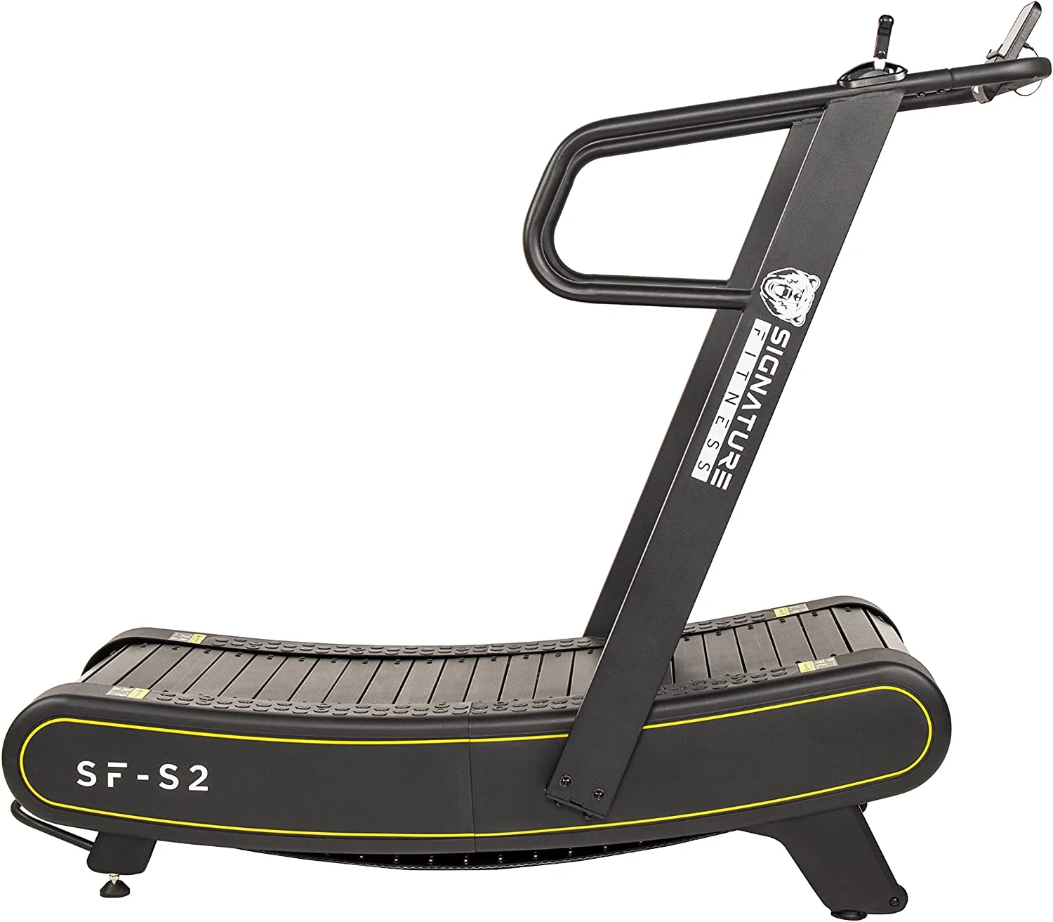 Signature Fitness SF-S2 Sprint Demon - Motorless Curved Sprint Treadmill with Adjustable Levels of Resistance - 300 lb Capacity
