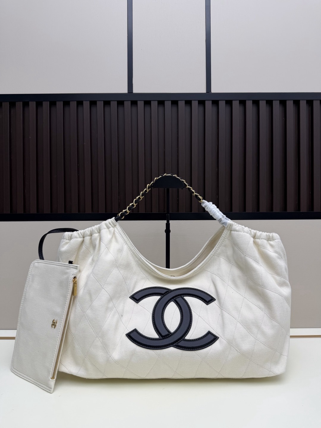 CHANEL 2026 new canvas beach Tote bag