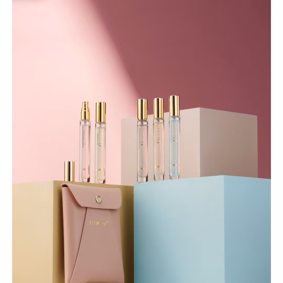 Lovery  Eau De ParfumPerfumes Set with Leather Pouch