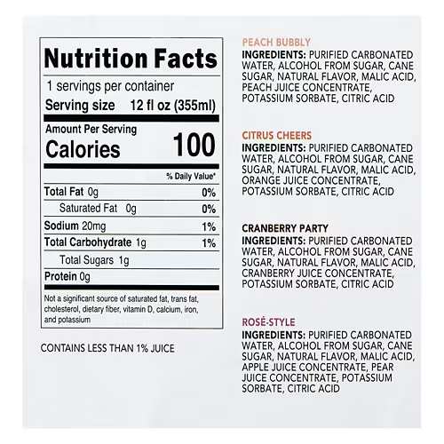 Holiday Seltzer Variety Pack, 12 fl oz cans, 12 pack