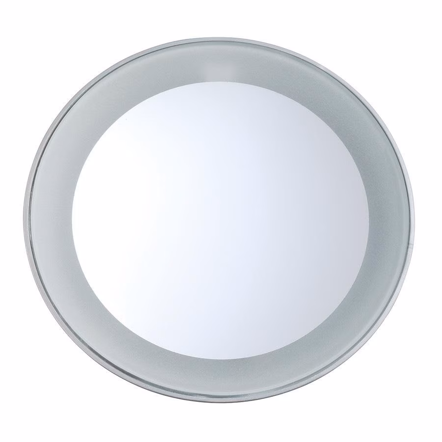 LED 15X Mini Mirror - Silver