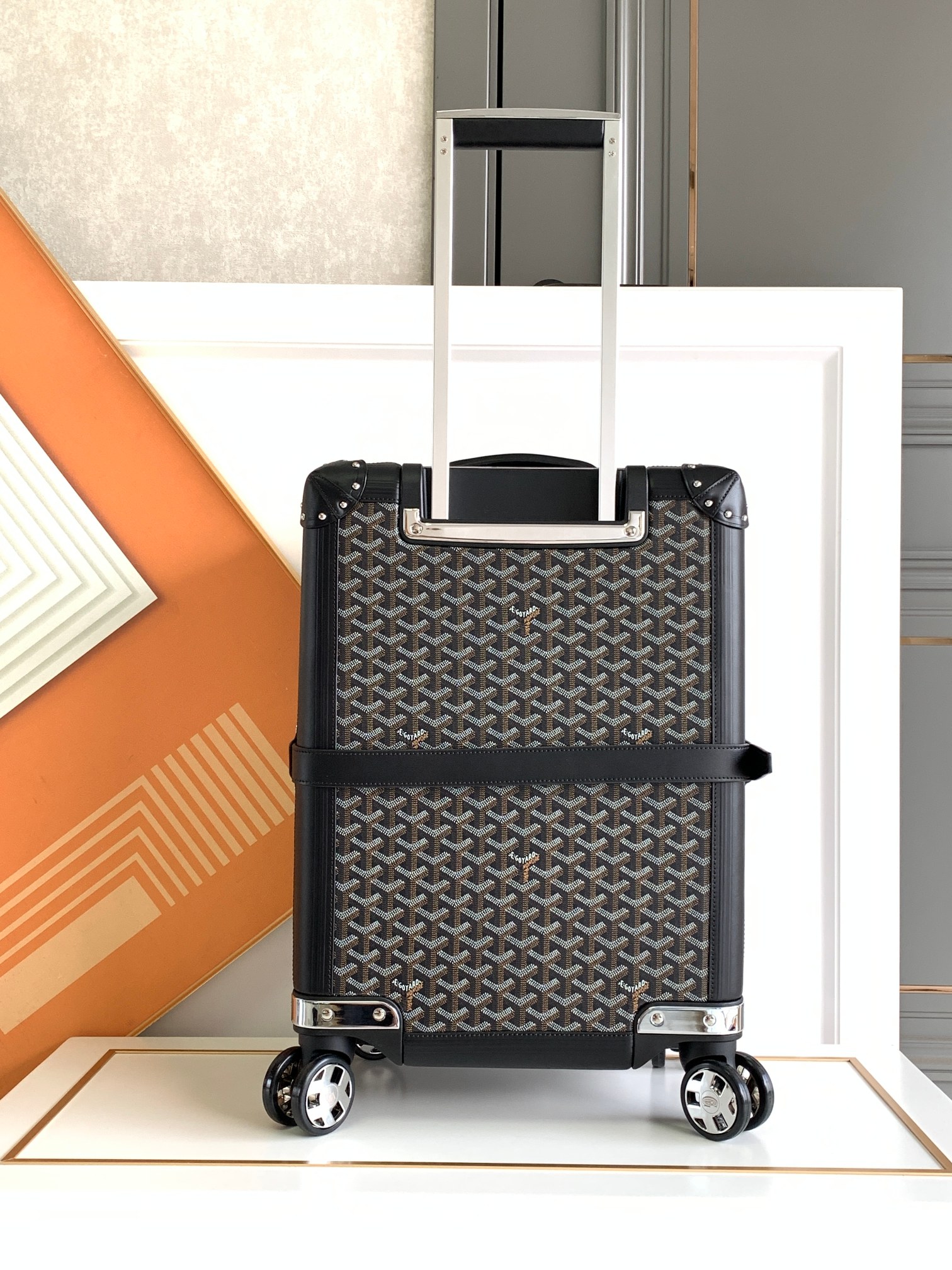 Goyard classic print trolley case