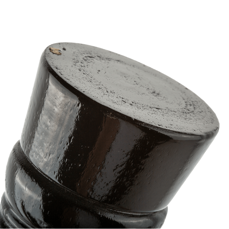 11 Black Curved Wooden Bong