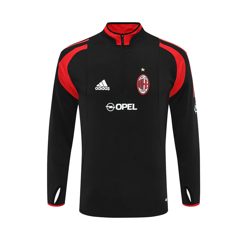AC Milan Training Jacket Men 2004 2005 Black