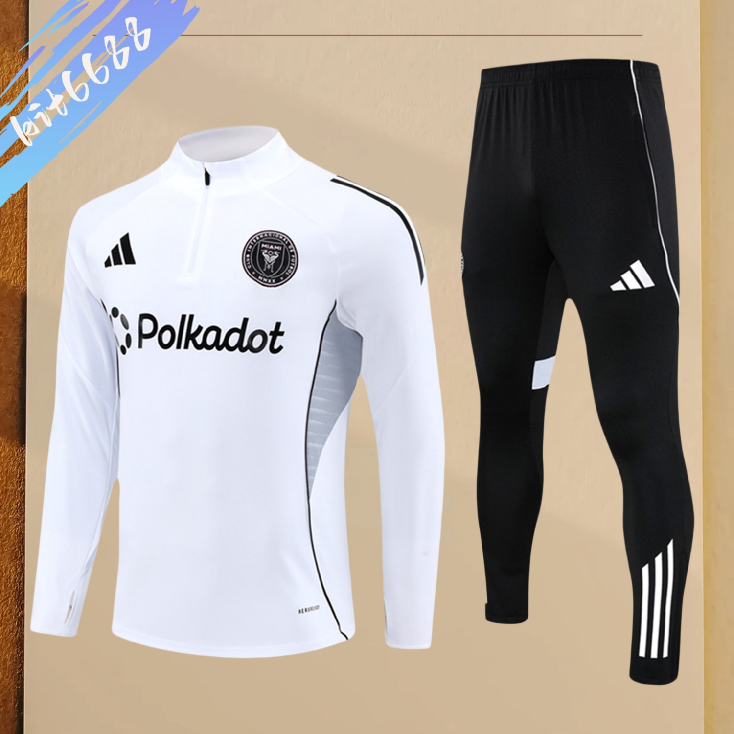 2025/2026 Miami Kids Half Zip Training Kit (Kids Kit)