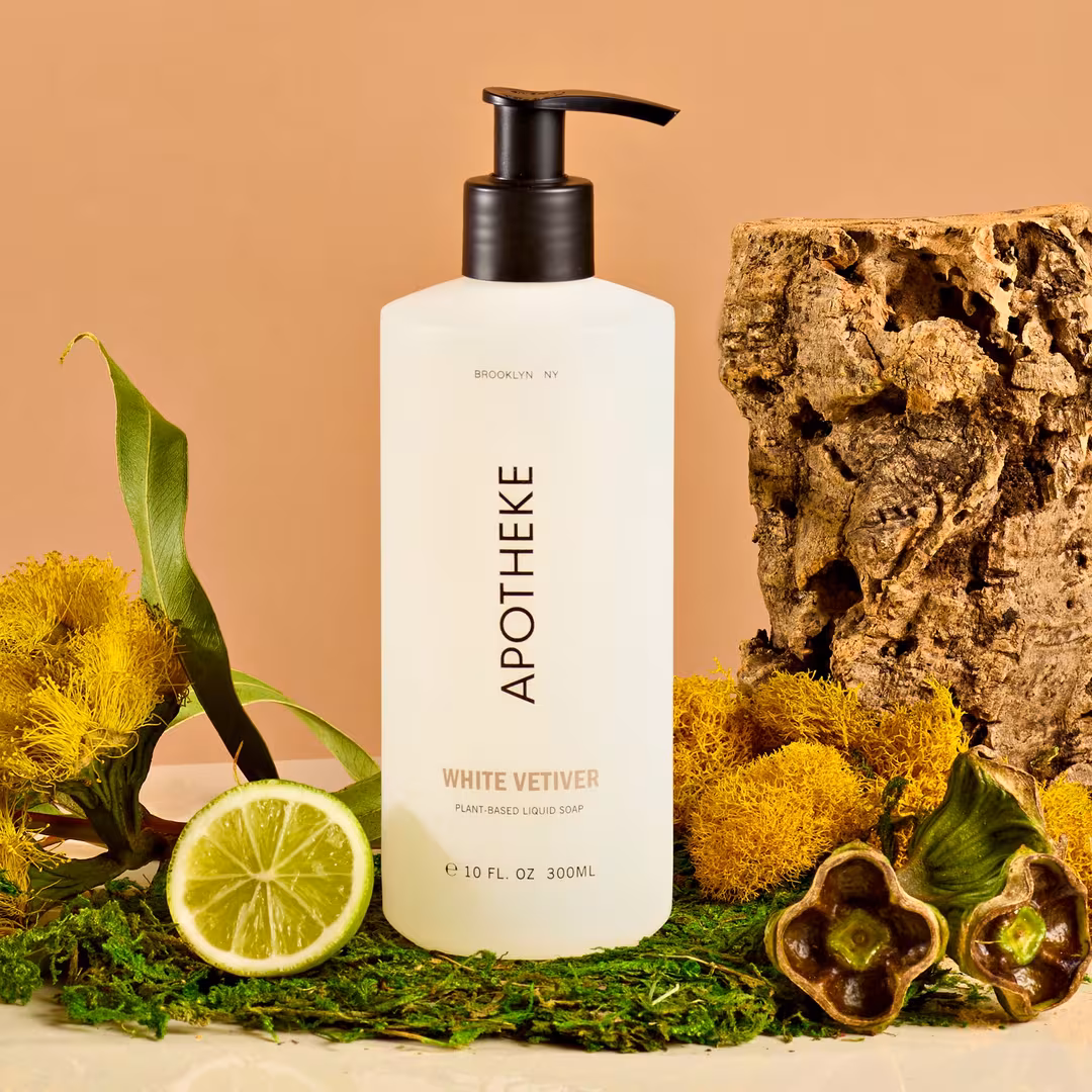 APOTHEKE  White Vetiver Liquid Soap and Lotion Set