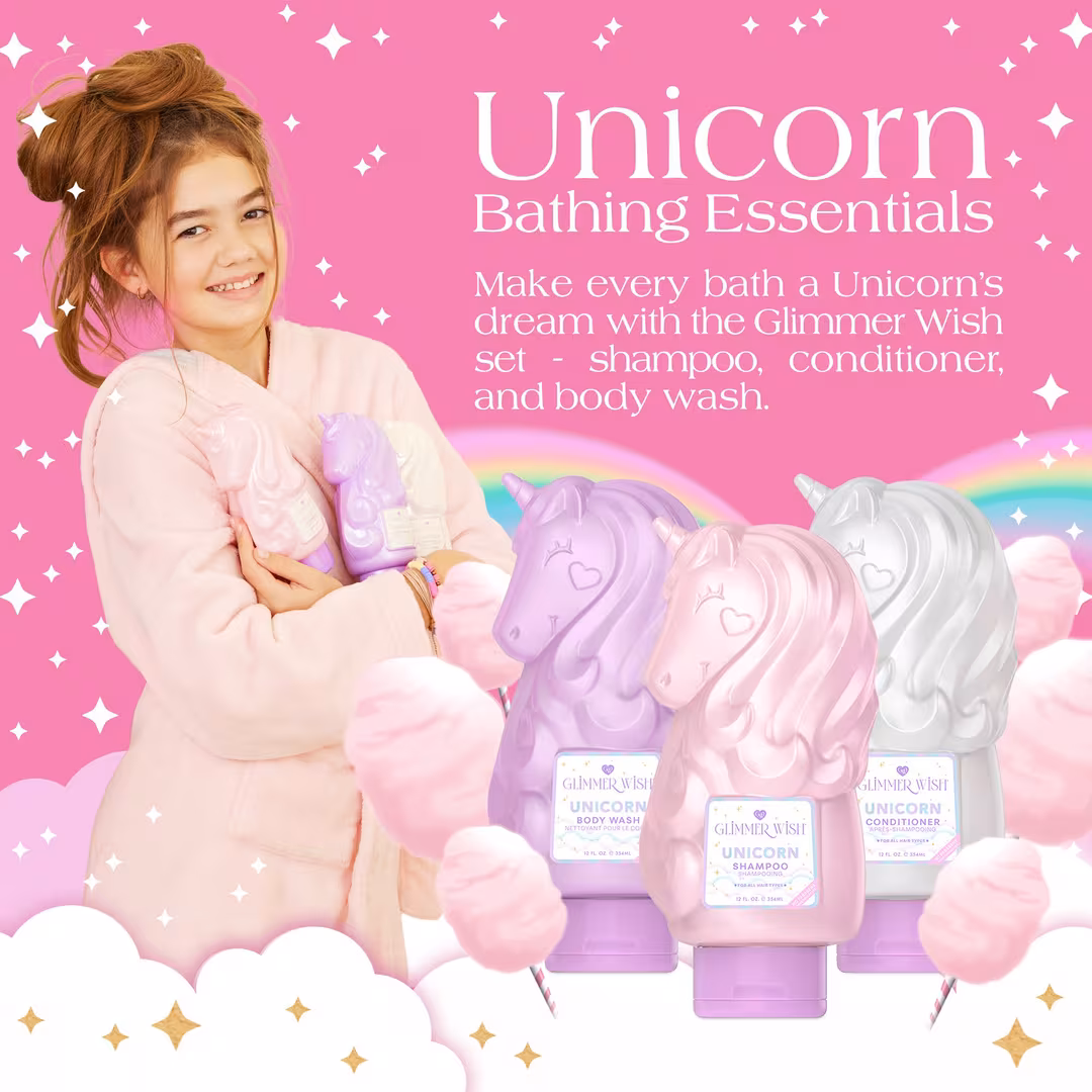 Glimmer Wish  Unicorn Hair and Body Essentials