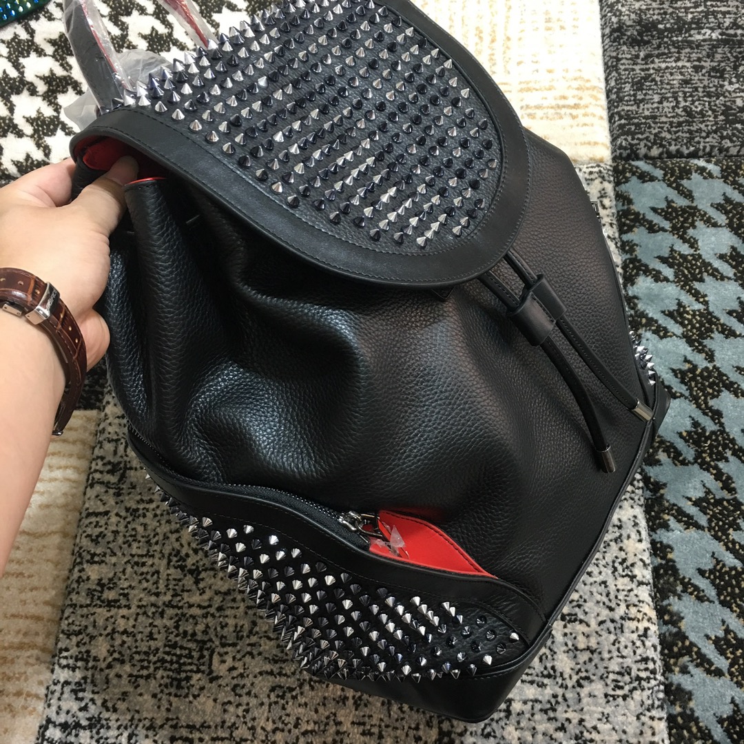[15A] Christian Louboutin Print Explorafunk Backpacks