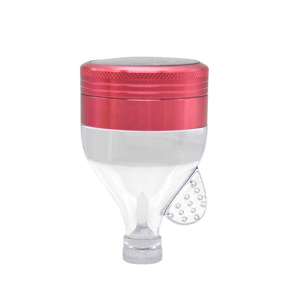 Funnel Aluminum Alloy Herb Grinder 2 Layer