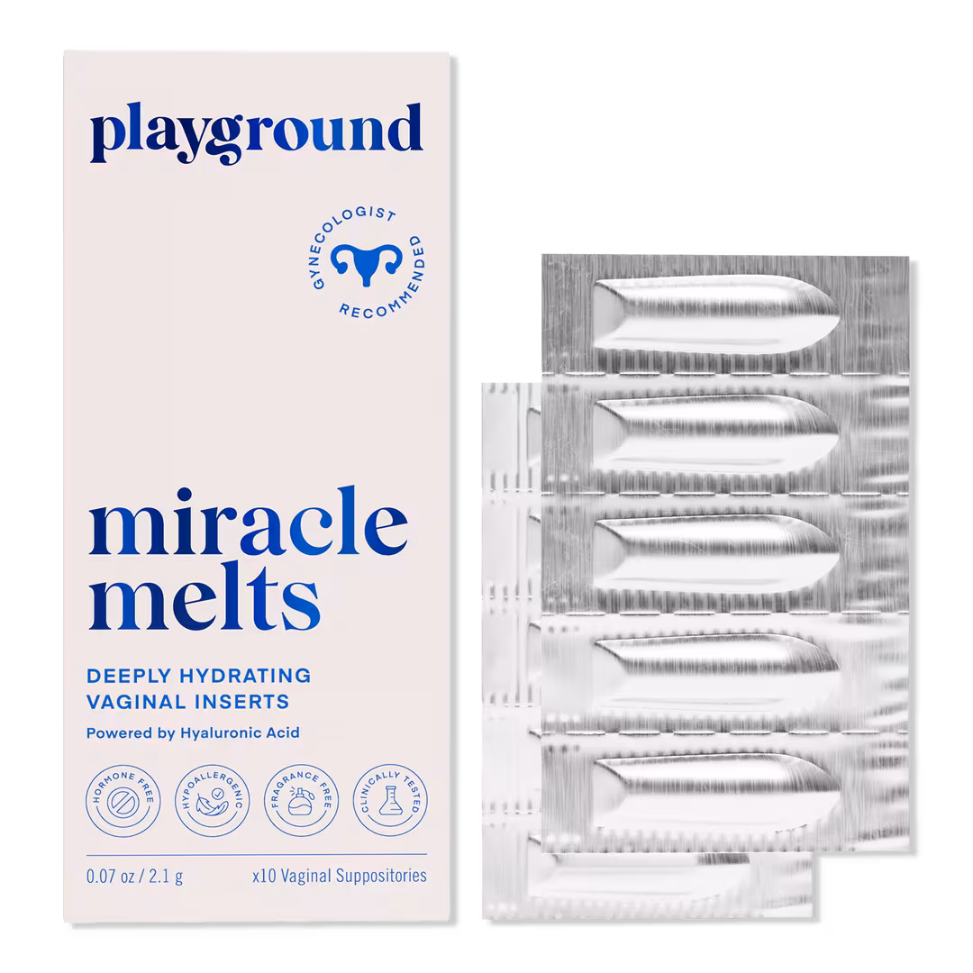 Playground  Miracle Melts Deeply Hydrating Vaginal Inserts