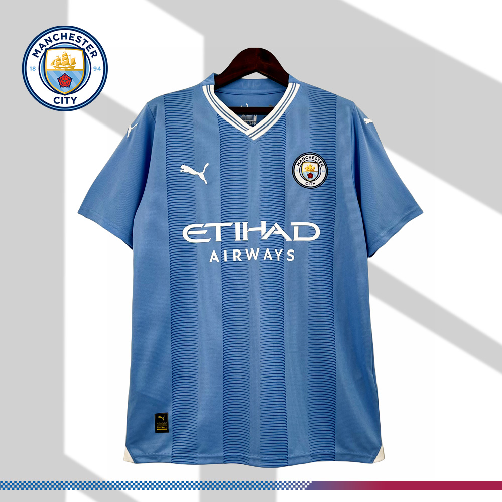 2023/2024 Manchester City Home Football Shirt (Fans)