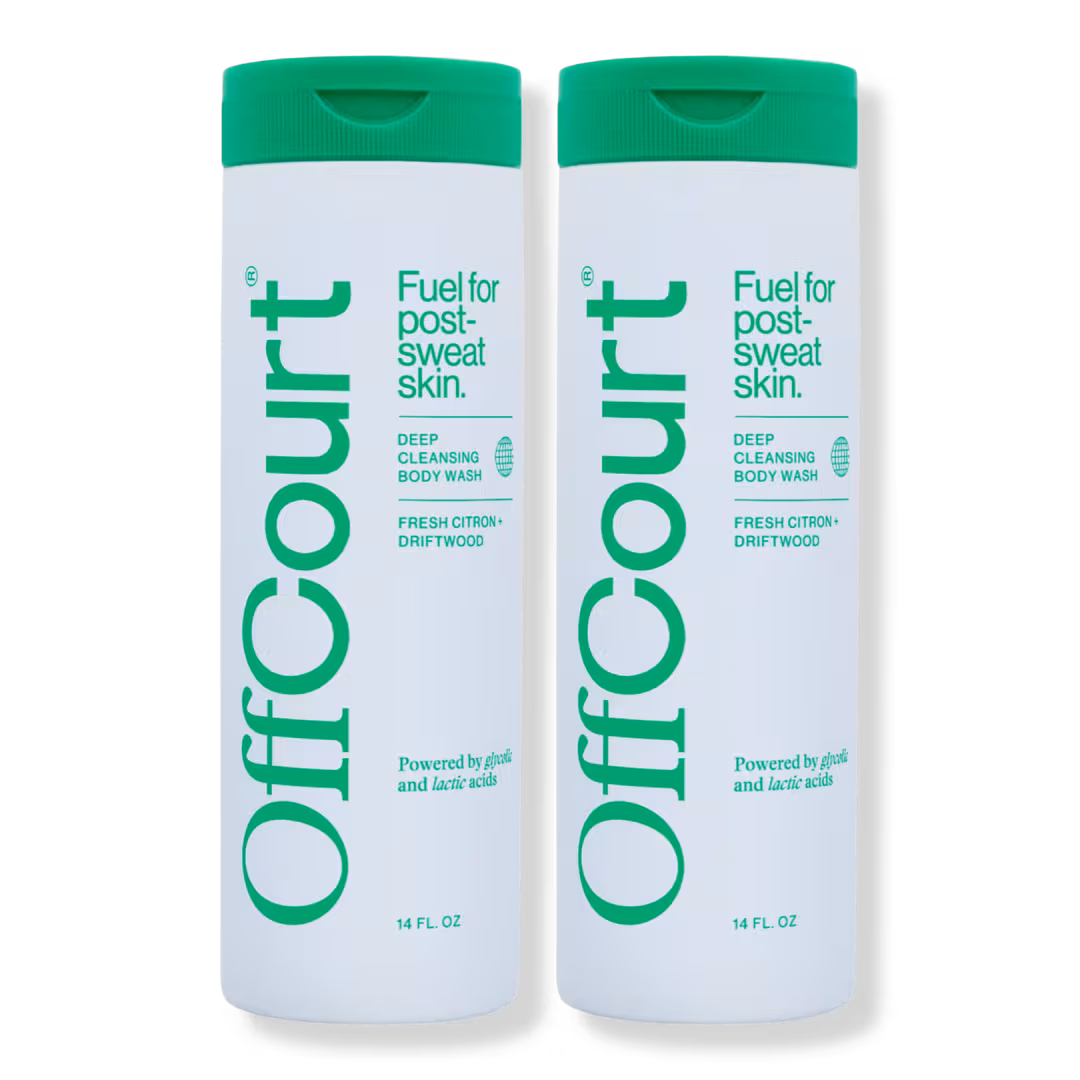 OffCourt  Fresh Citron + Driftwood Body Wash Duo Pack