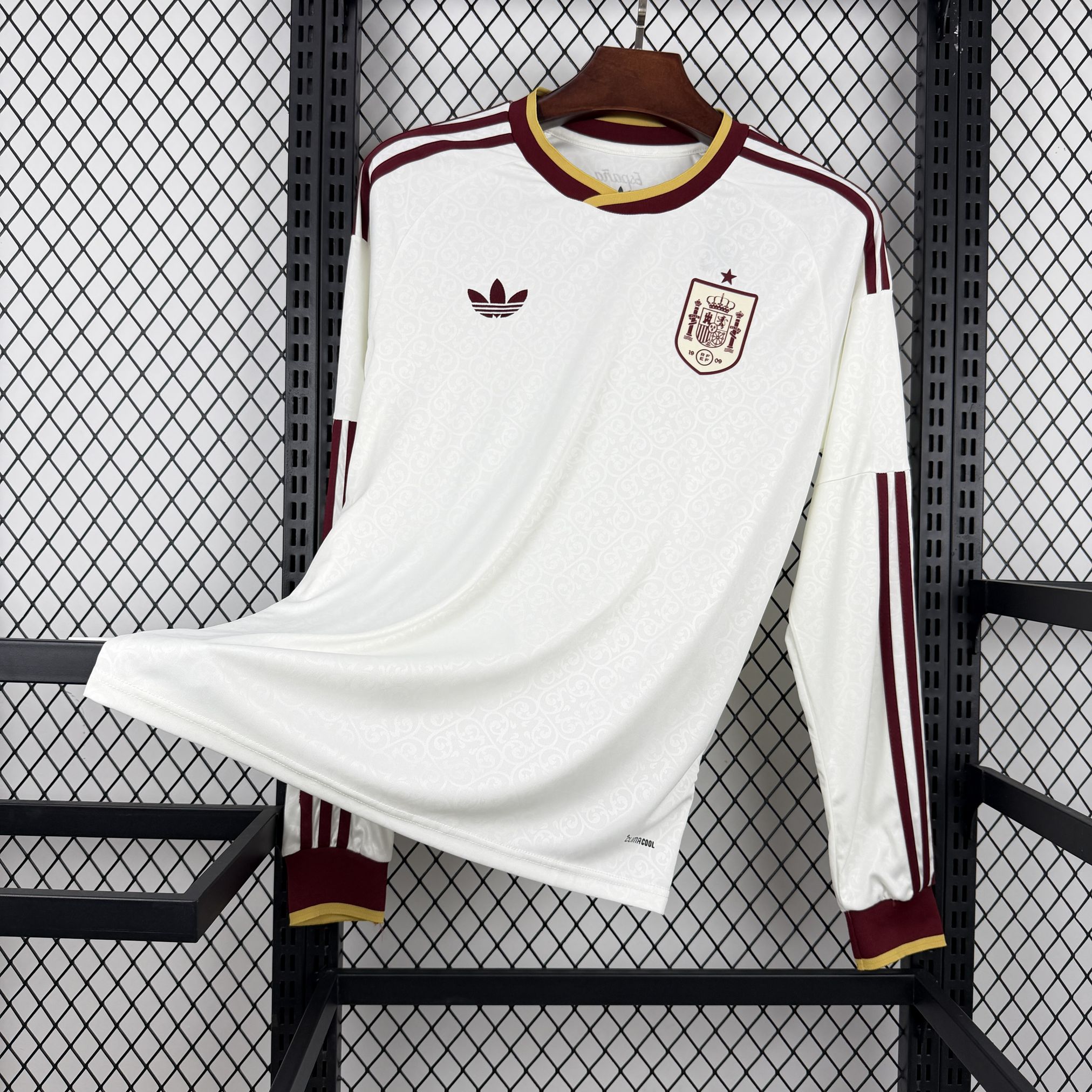 Mens Spain 2026 World Cup Away Long Sleeve Jersey