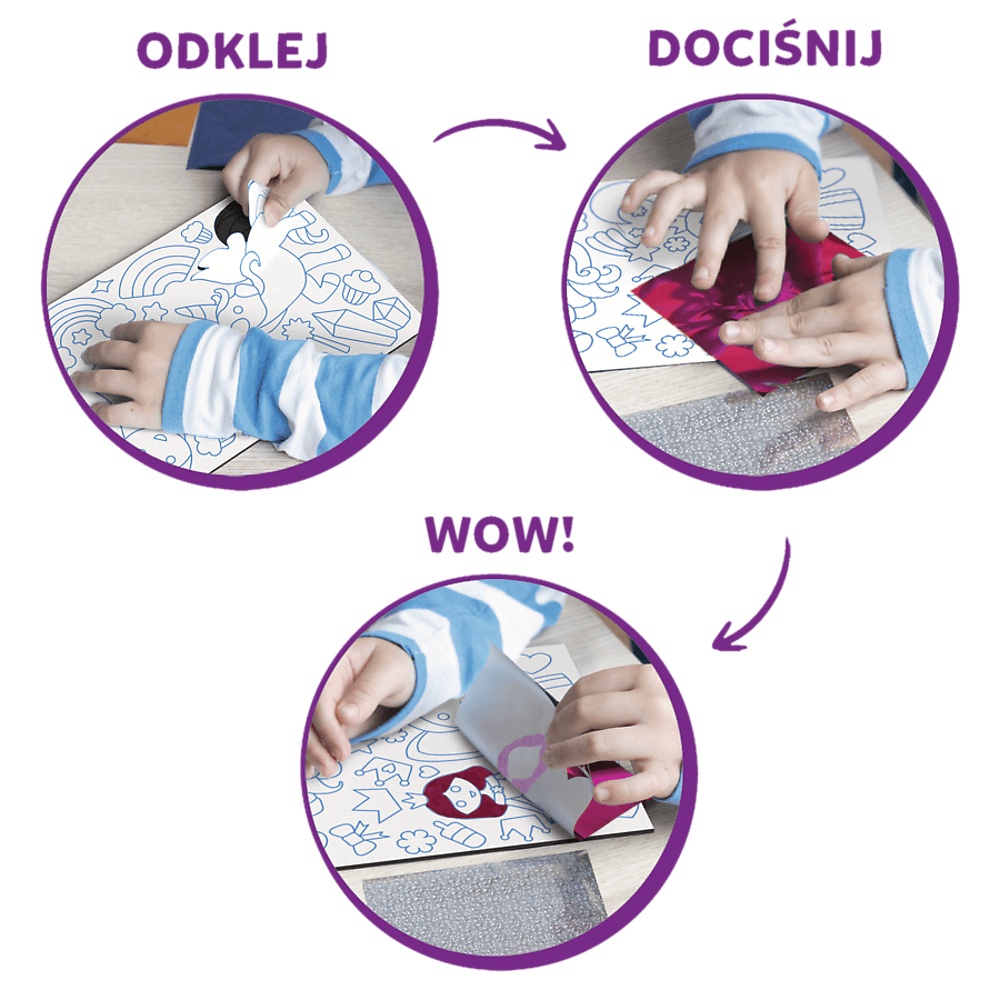 Zestaw Kreatywny Skillmatics, Foil Fun, Jednorożce I Księżniczki