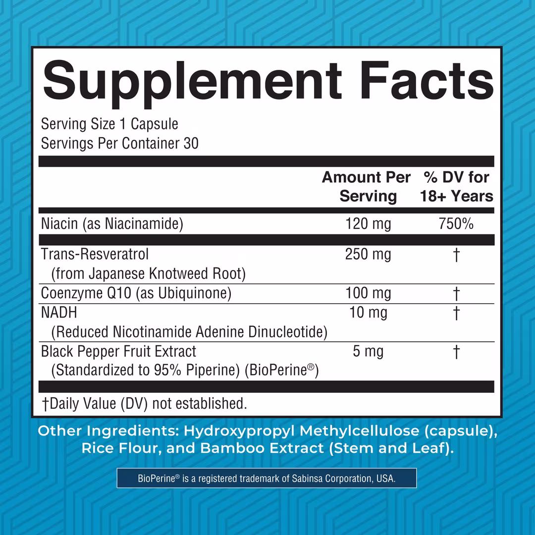 MaryRuth's  NADH Capsules
