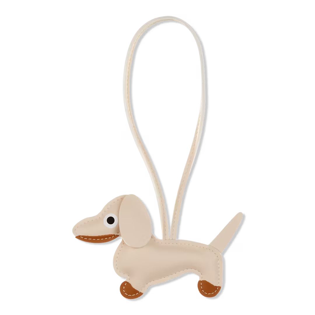 Tartan + Twine  Frisky Dog-Shaped Bag Charm