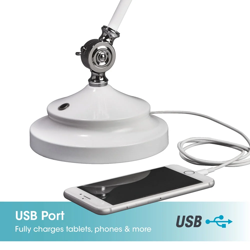 Eye Strain Reducing Adjustable Desk Lamp