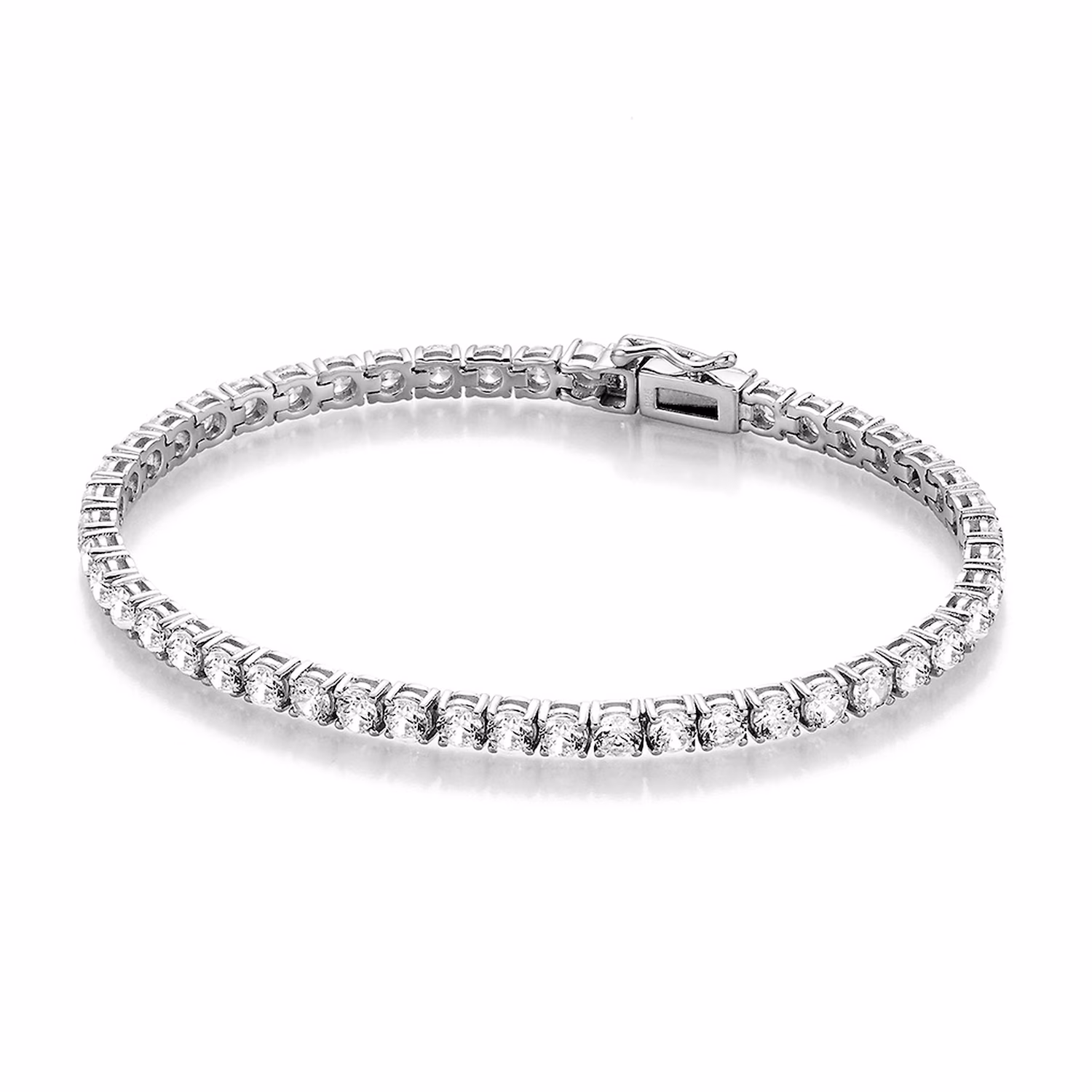 Armband Tennisarmband mit Zirkonia Steinen, Silber 925