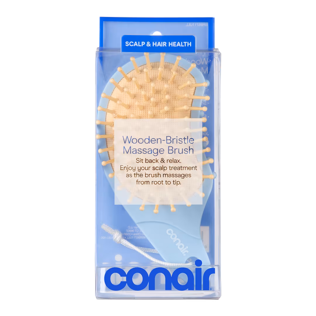 Conair  Wooden-Bristle Massage Brush