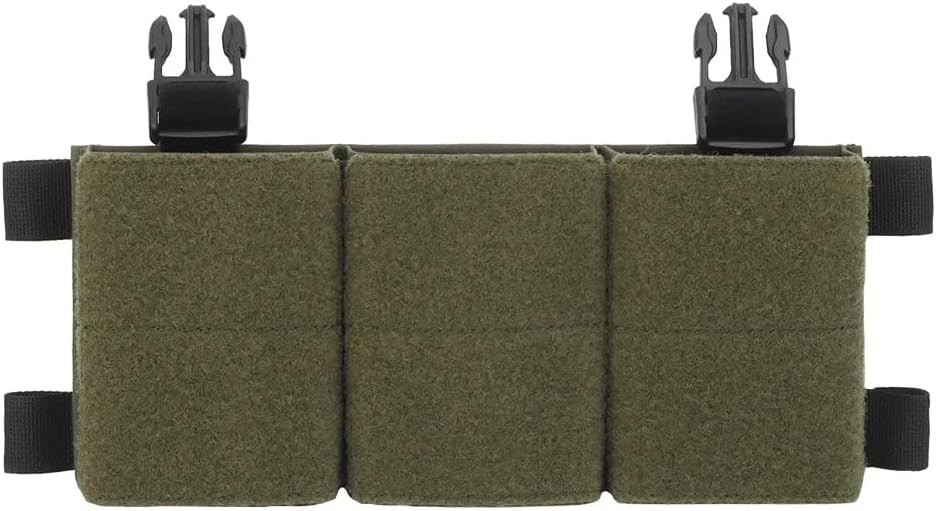 USKDTAC KYWI Tactical Rifle Triple Magazine Pouch with Hook and Loop Fastener