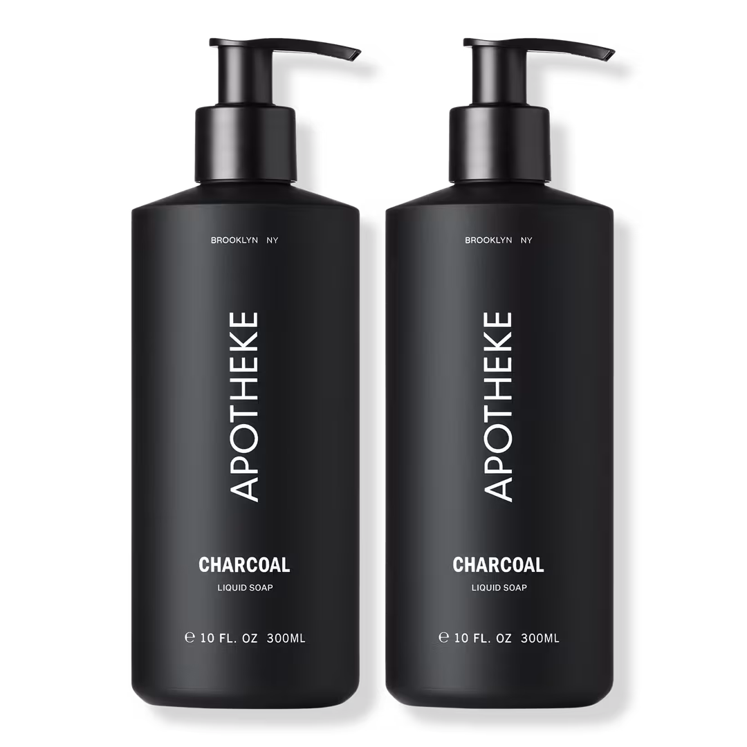 APOTHEKE  Charcoal Liquid Soap Set