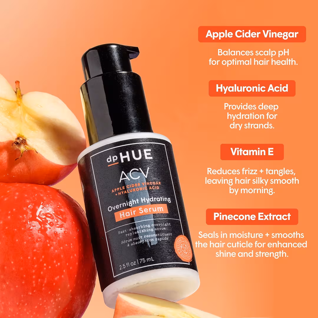 dpHUE  Apple Cider Vinegar Overnight Hydrating Hair Serum