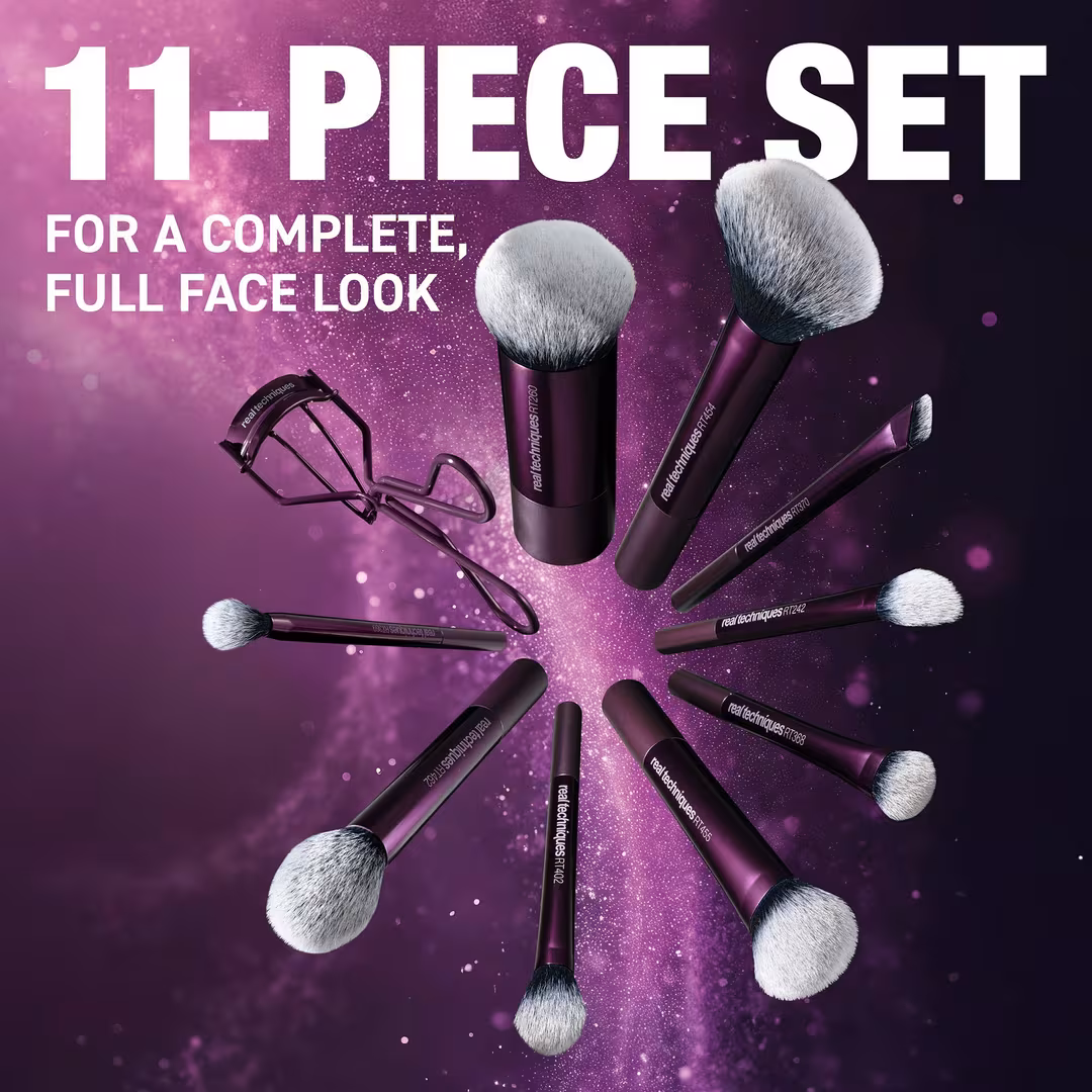 Real Techniques  Glam Galore Brush & Makeup Bag Gift Set