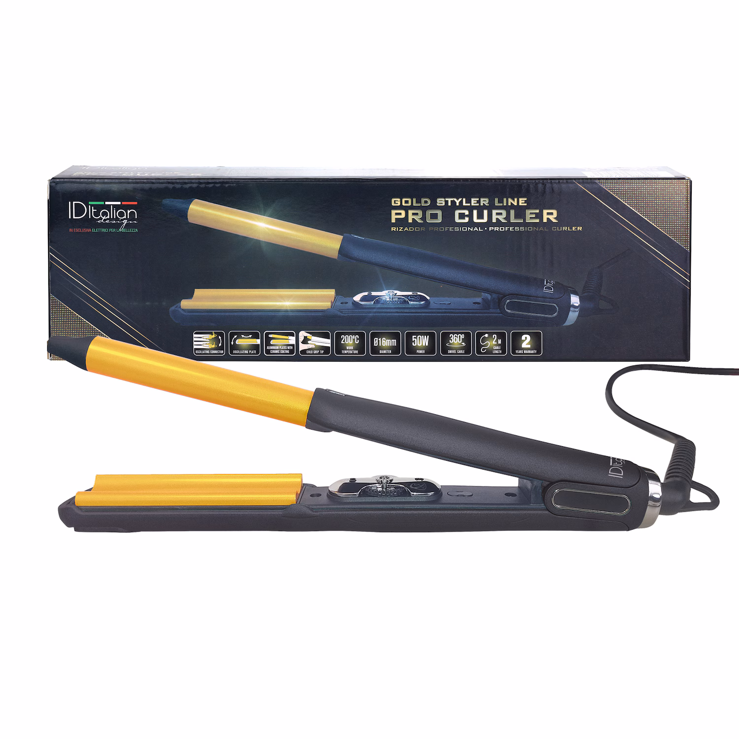Gold Styler Pro Curler  .
