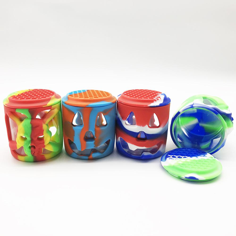 Silicone&Glass Stash Jar