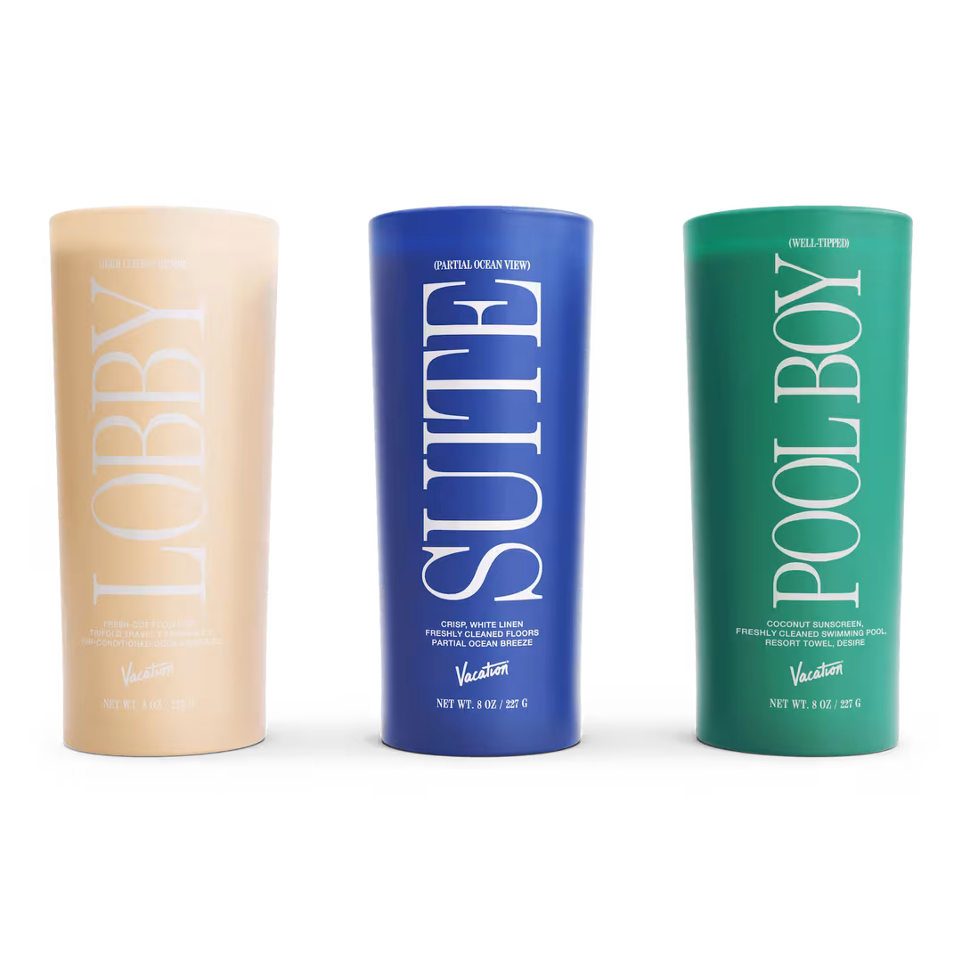 Vacation  Home Resort Three Candle Set