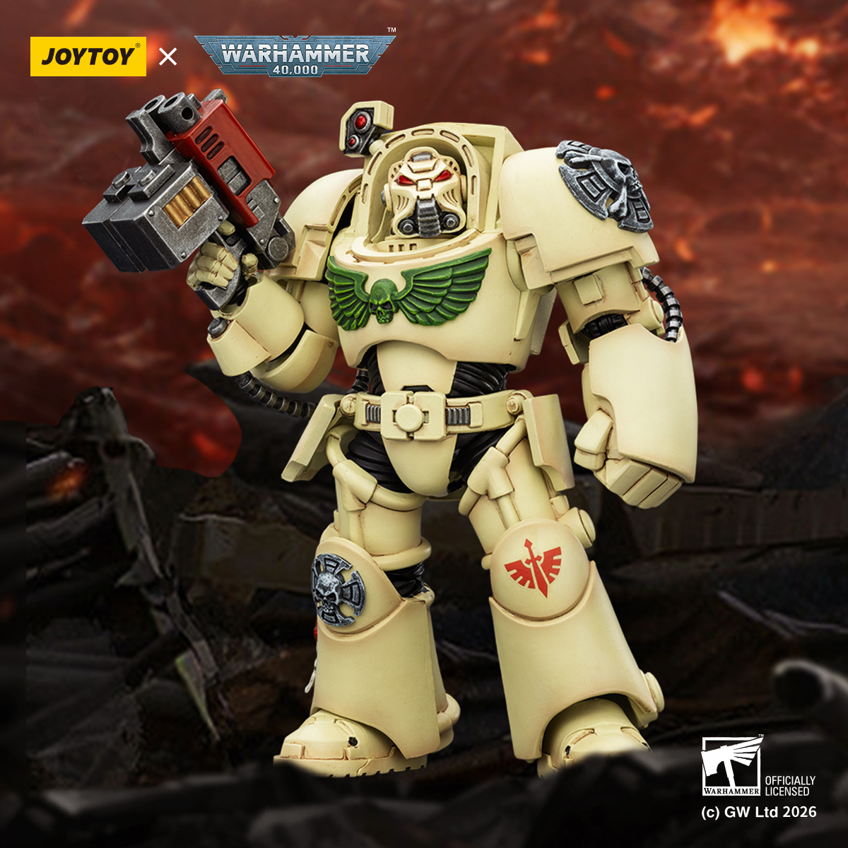 JOYTOY Warhammer 40k 1: 18 Dark Angels Deathwing Terminators - JOYTOY WORLD