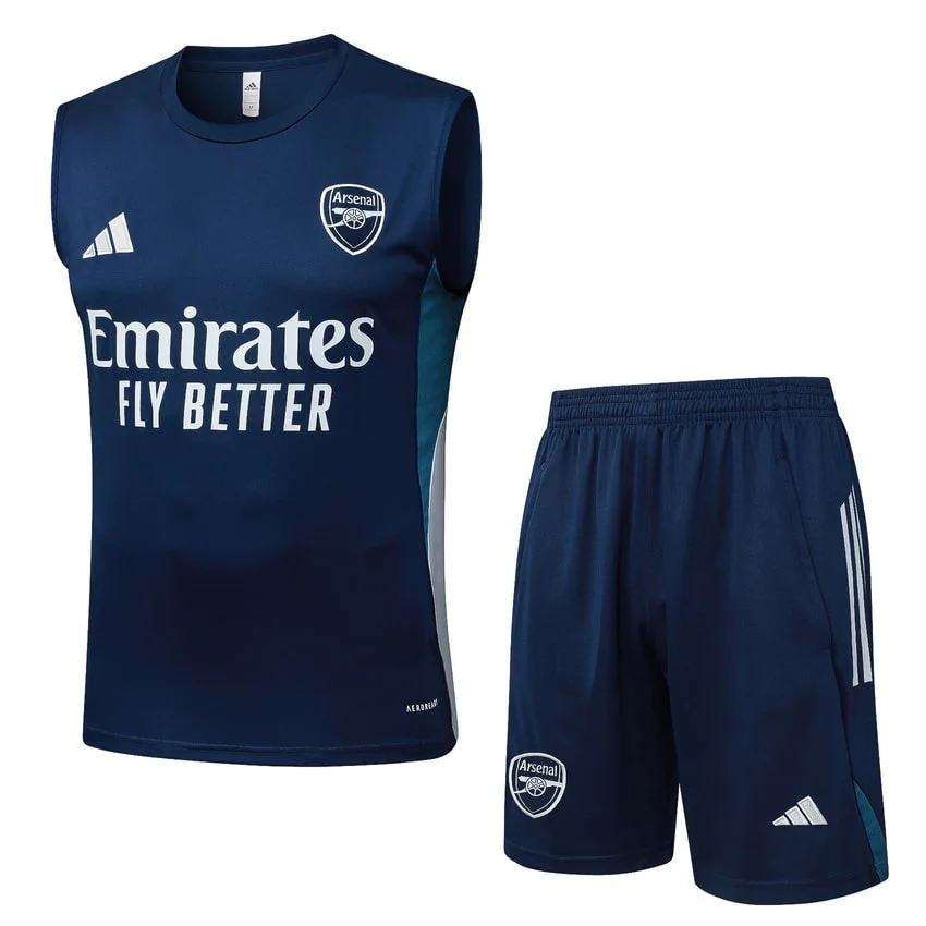 Arsenal Tank Top Shorts Men 2025 2026 Blue