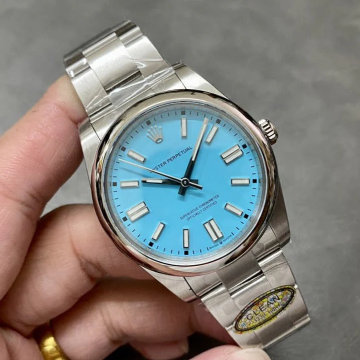 Rolex Watch OYSTER PERPETUAL 36MM TURQUOISE BLUE DIAL