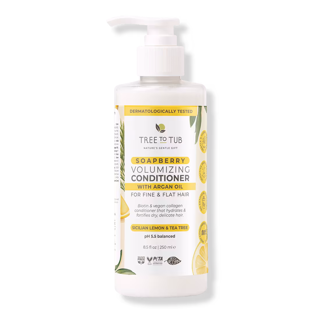 Tree To Tub  Soapberry Volumizing Conditioner for Dry, Damaged & Fine Hair