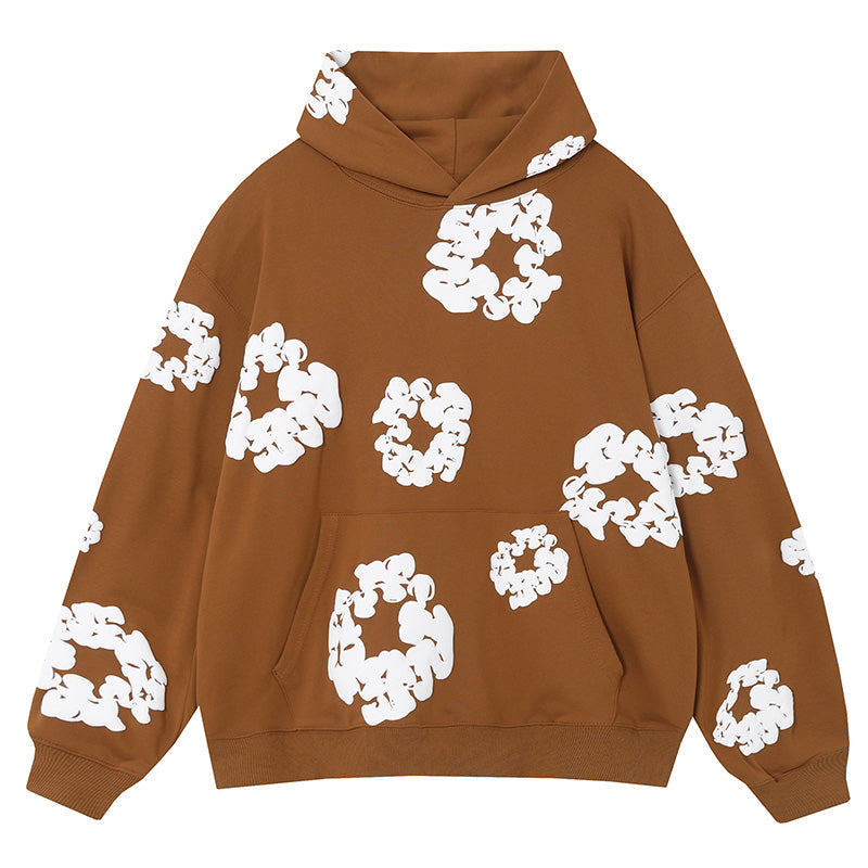 Denim Tears Cotton Wreath Hoodie Brown