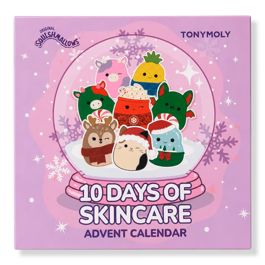 TONYMOLY  Squishmallows 10 Days of Skincare Advent Calendar