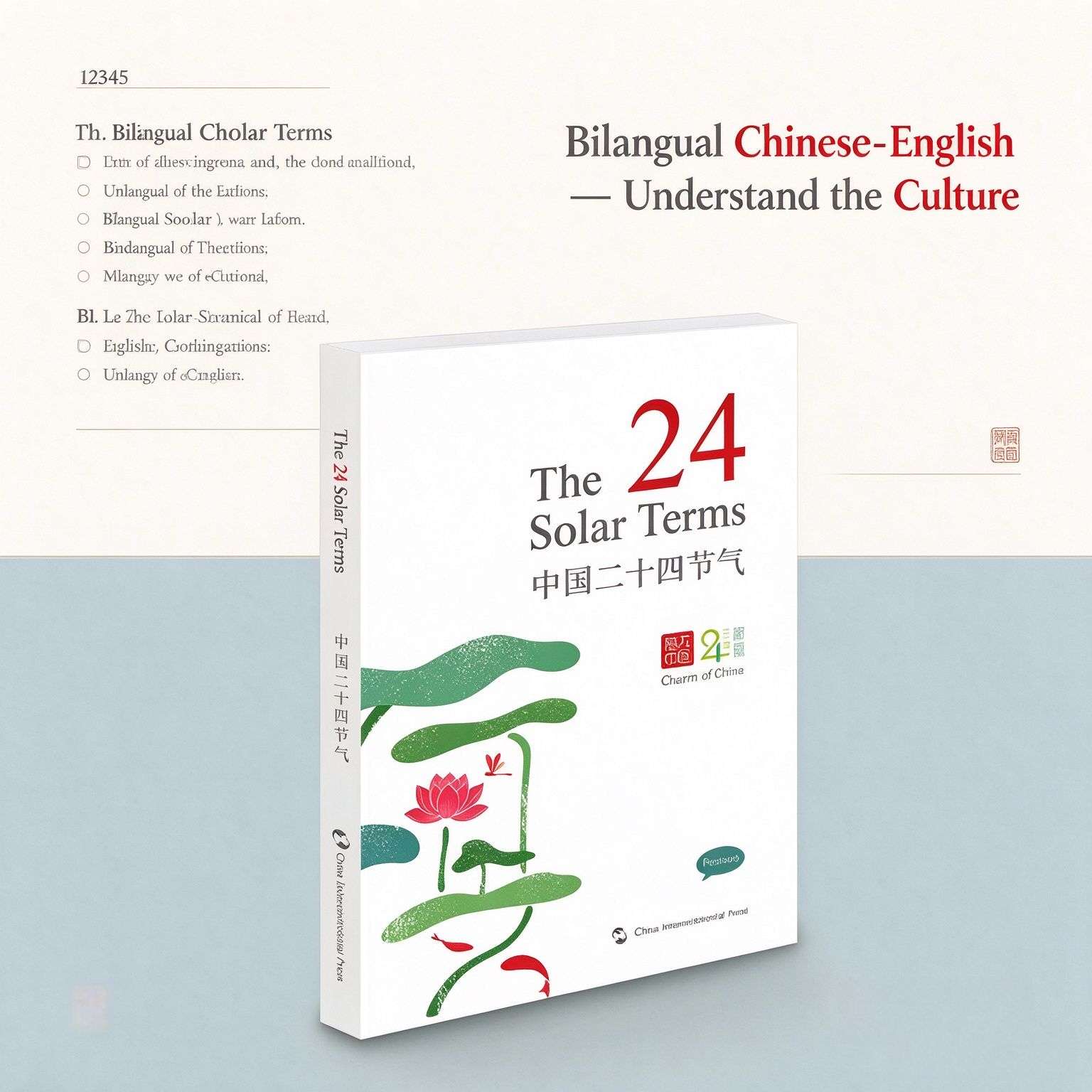 The 24 Solar Terms: Chinese-English Bilingual Postcard Set