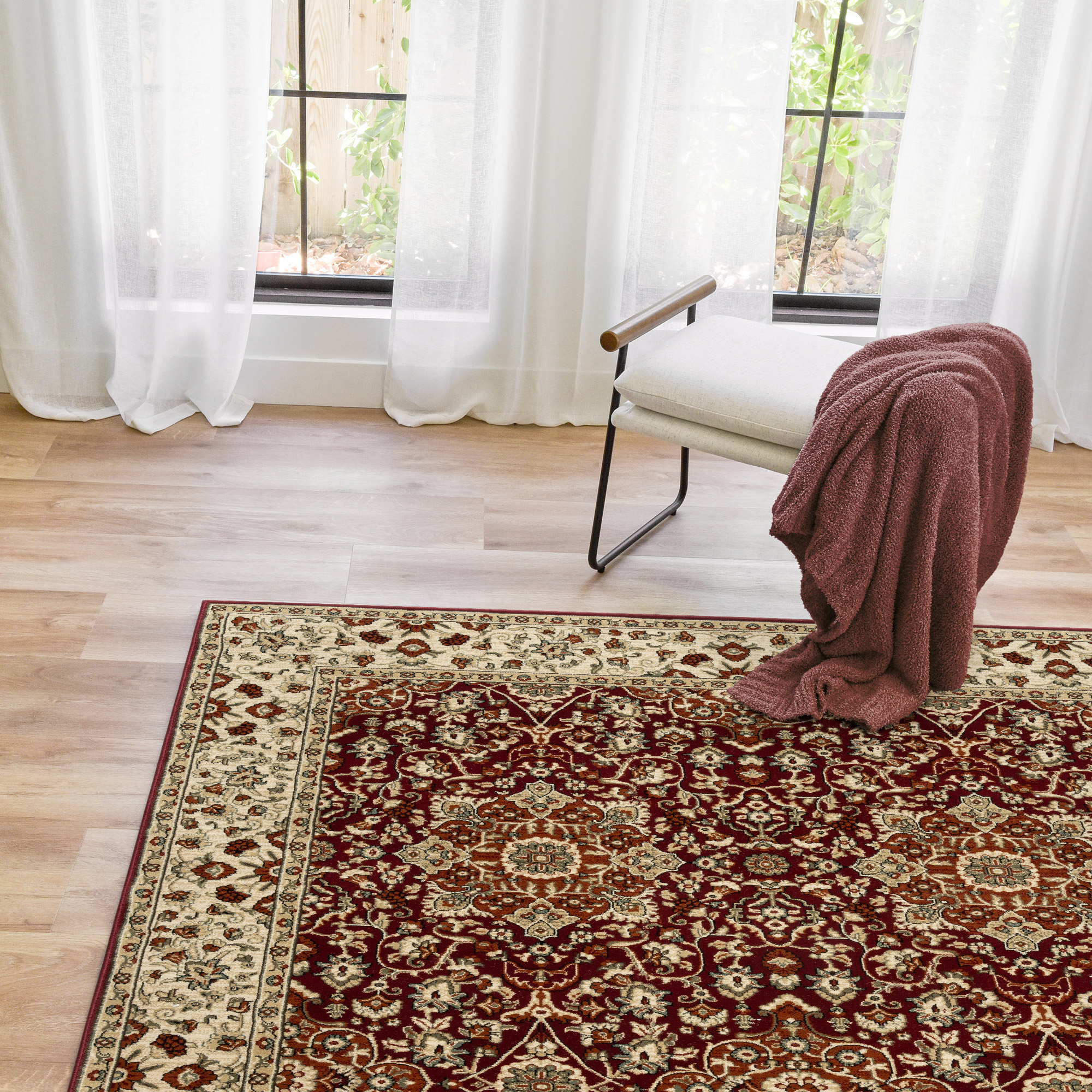 Thomasville Timeless Classic Area Rug Collection, Marnie Red