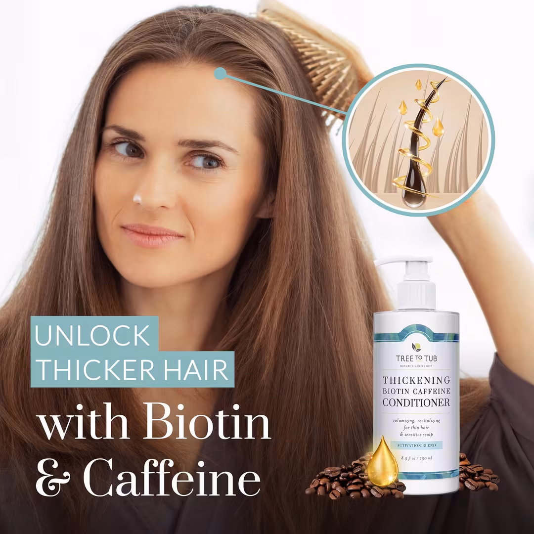Tree To Tub  Soapberry Thickening Conditioner for Fine & Thin Hair