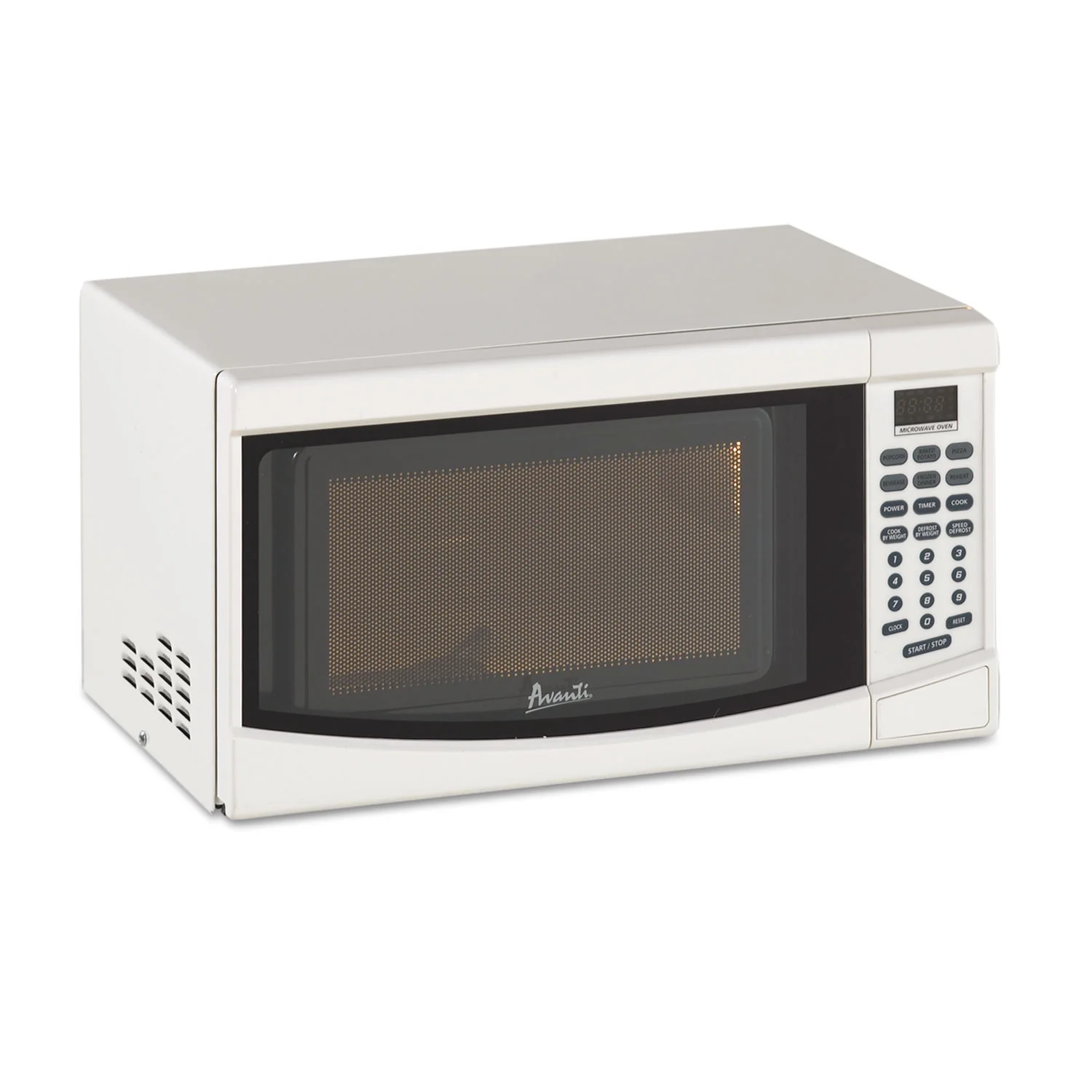 Avanti 0.7 Cu.ft Capacity Microwave Oven, 700 Watts, Stainless Steel And Black