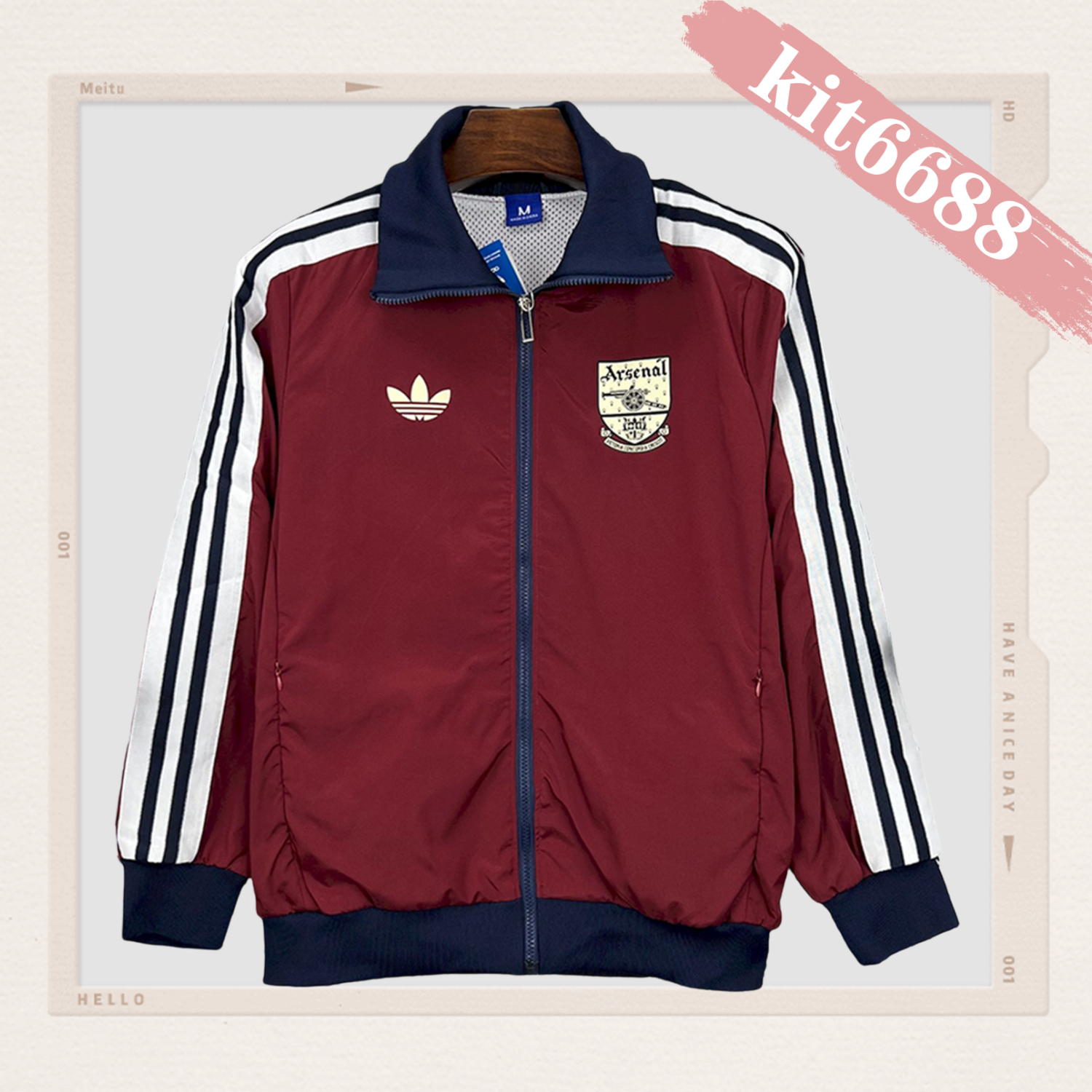 2024/2025 Arsenal Retro Football Windbreaker