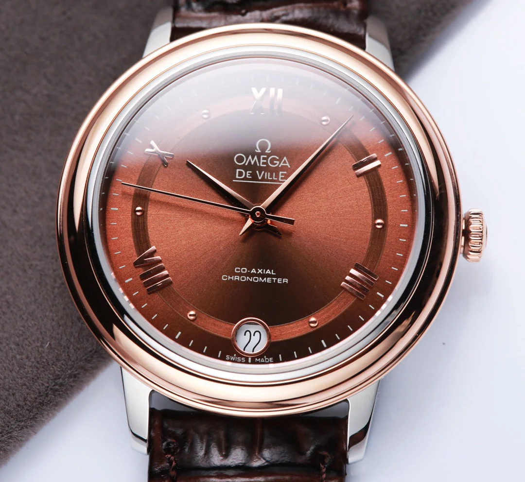 Omega Watch De Ville 32.5mm Chocolate Dial Leather