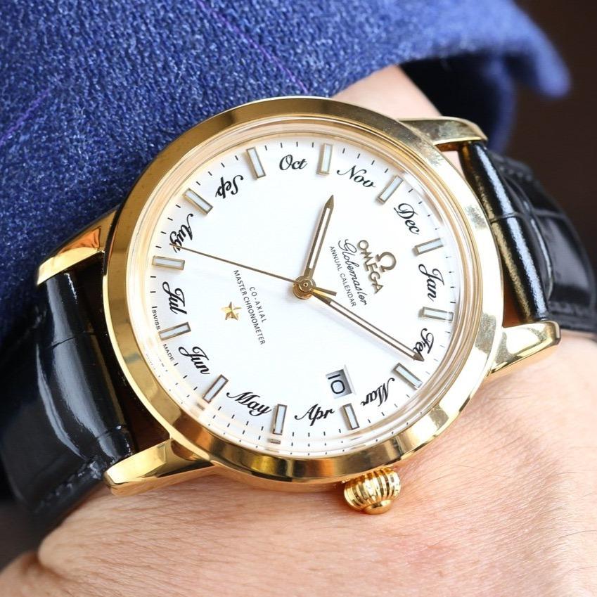 Omega Watch SEAMASTER GLOBEMASTER 40MM GOLD CASE ANNUAL CALENDAR