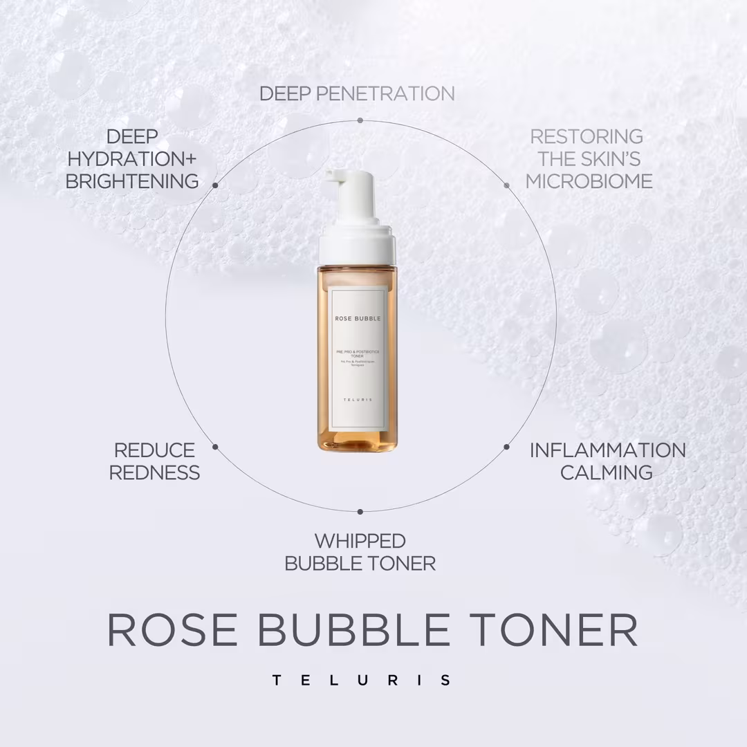 Teluris  Rose Bubble Toner